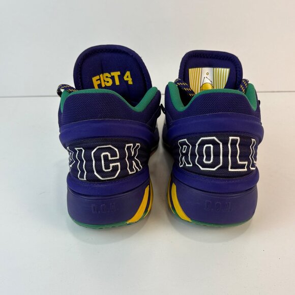 Adidas Issue #2 D.O.N. Basketball Shoes Purple/Yellow Mens Size 6.5 - Picture 2 of 8
